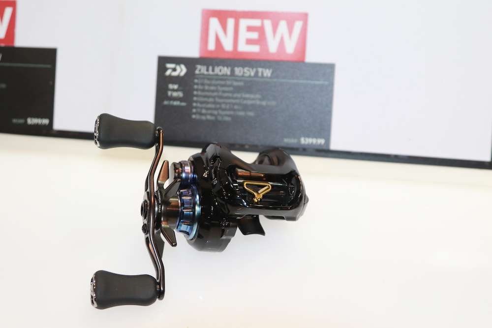Daiwa introduced its new Zillion 10.0 SV TW with a blistering 10:1 gear ratio.
