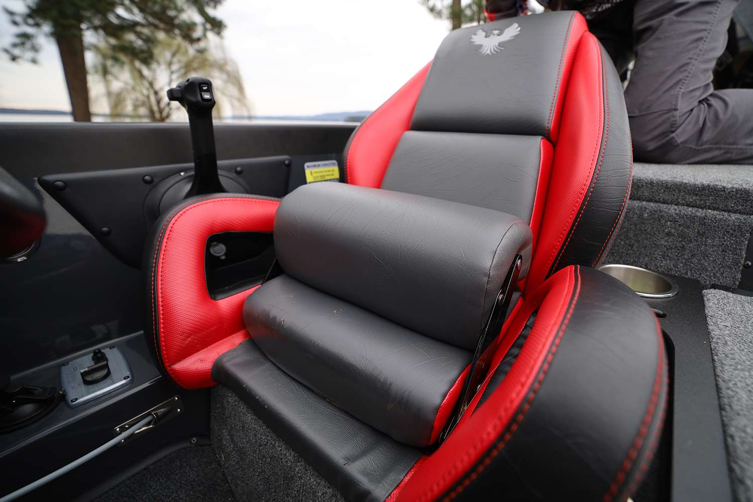 The Phoenix boat seats are also over engineered for comfort and application. If riding in big waves, you can lift the front of the seat up into a lifted position. Making it easier to see and avoid splashing. 