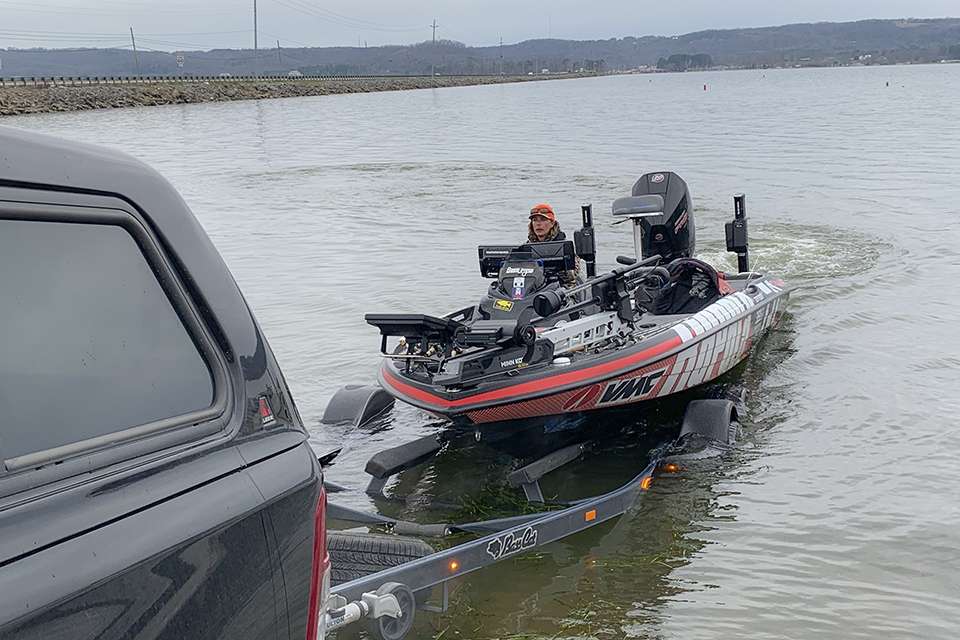Feider put it on the trailer and made his last practice cast for the 2020 Bassmaster Classic. Feider thinks this Classic will break records and 74 pounds will be the winning weight. 69-11 is the current Classic weight record for the five-fish limit era of tournaments.