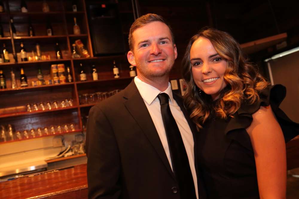 At the annual Night of Champions, Classic contenders and others gather for a night of reflection on the previous year and to celebrate the Classic. Here's a look at the couples who attended the event. We start with Shane Lahew and Shelby Montsinger. 