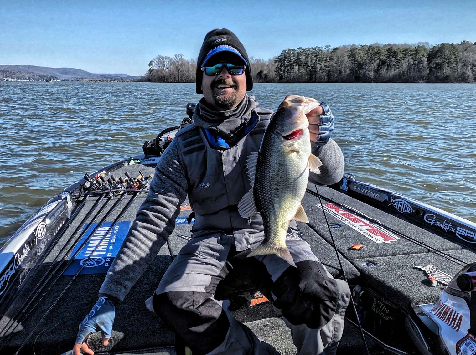 Number three for Drew Cook!  Right after this photo he lost a giant at the boat, heartbreaker.