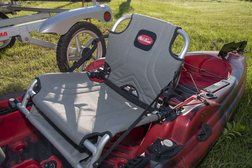 The Element Seating System allows Keith Combs to adjust the seat to ensure heâs positioned perfectly to allow him to work the PDL propulsion system. The seat construction allows all-day fishing in complete comfort.