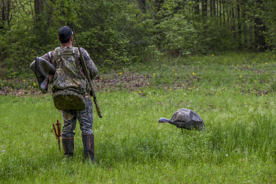 He quickly picked up the decoys and headed back to the side-by-side.