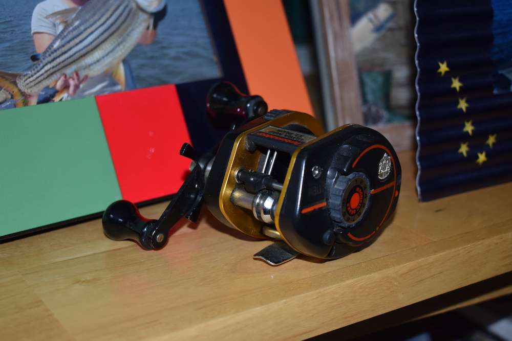 That includes his first baitcasting reel, purchased circa 1983.
