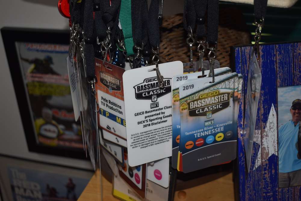 Here's a pile of media credentials gathered over the years.