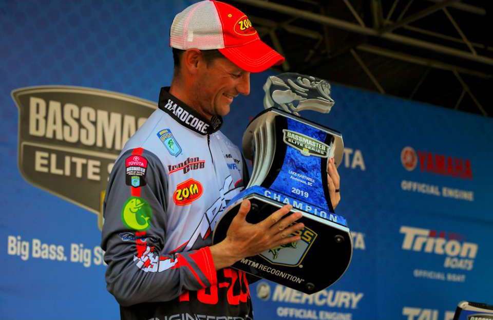 A wire-to-wire winner and a weeklong wacky rig whack fest. South Carolinian Brandon Cobb and his Bassmaster Elite Series peers put on a seminar on how itâs done at the Bassmaster Elite at Lake Hartwell.  <p> <em>All captions: Craig Lamb </em> 