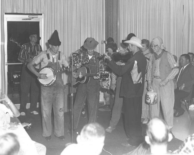 The Skunk Hollow Gang, a local band, entertained the crowd of 200 or so at the banquet.
