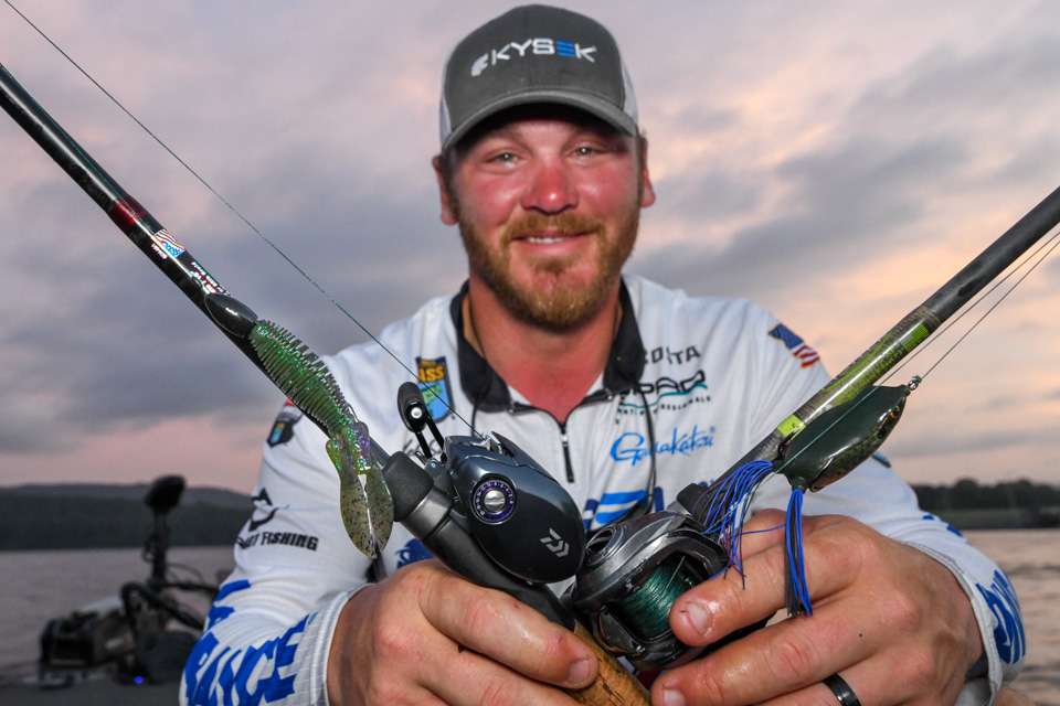 Caleb Sumrall (77-10; 4th)<BR>Caleb Sumrall did what he does best, which was flipping heavy cover with soft plastics. The lure choice was a 4-inch Missile Baits D Bomb on 5/0 Gamakatsu Super Heavy Cover Flippinâ Hook, with 1.25-ounce Kajun Boss Outdoors Tungsten Weight. A 2.5-inch Spro Dean Rojas Bronzeye Frog 65 (Killer Gil) was another choice.  