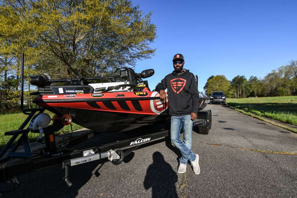 During a difficult time across our country, Latimer is spending time social distancing the best way he knows how â by rigging up for a day of fishing on Lake Hartwell. 