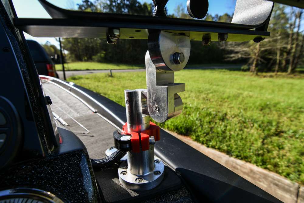 The Garmin graph to the right of the driver is mounted with a T-H Marine Kong mount.