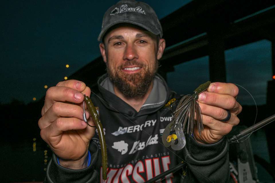 <b>John Crews (46-2; 5th)</b>
<BR>
A Missile Baits The 48 Worm on 1/16-ounce belly weighted swim bait hook was a top choice for John Crews. He also used a 3/8-ounce Z-Man Original Chatterbait with Missile Baits Fishalicious Twin Turbo trailer.