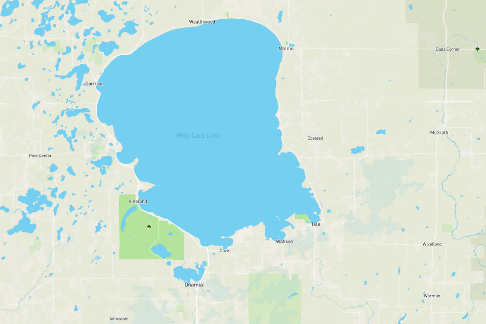 <h4>21. Mille Lacs Lake, Minnesota</h4> [132,516 acres] This is a smallmouth mecca, no doubt. However, walleye are king here. So, when the walleye population is mishandled, which has happened to this fishery, the focus on harvesting fish to eat is shifted to smallmouth. Prior to the great walleye crash of 2017, Mille Lacs rose to the top of the charts, landing the No. 1 bass lake in the nation. At that point, 25 pounds per day was what it took to win an event. 