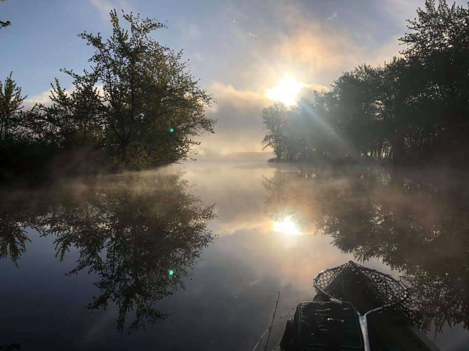 Chris Nichols, Facebook <BR>
Kezar Pond<BR>
Perfect sunrise on Kezar Pond. One of my new favorites!
