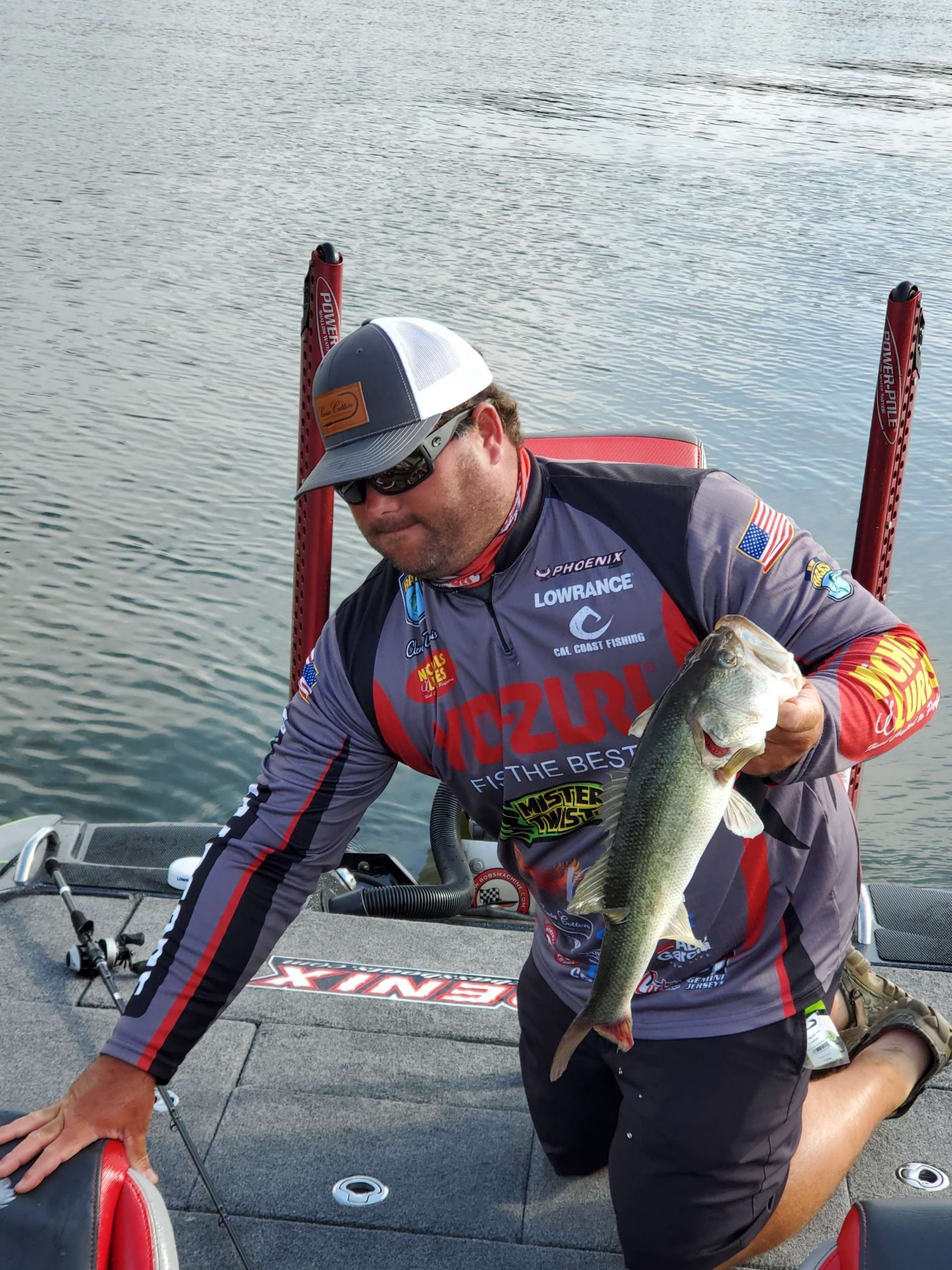 Clent Davis with fish No. 2.