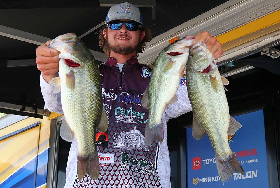 Connor Rushing, co-angler (2nd,  8 - 9)