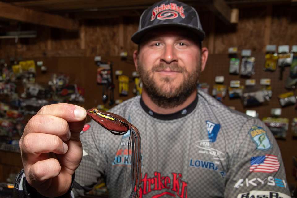 Another great topwater is a Strike King KVD Sexy frog. âYou can fish it around flooded bushes, grass and pads,â Cappo said. âSay you have bank with flooded bushes and you canât flip a jig back there. You can skip that frog in there and fish that water.â