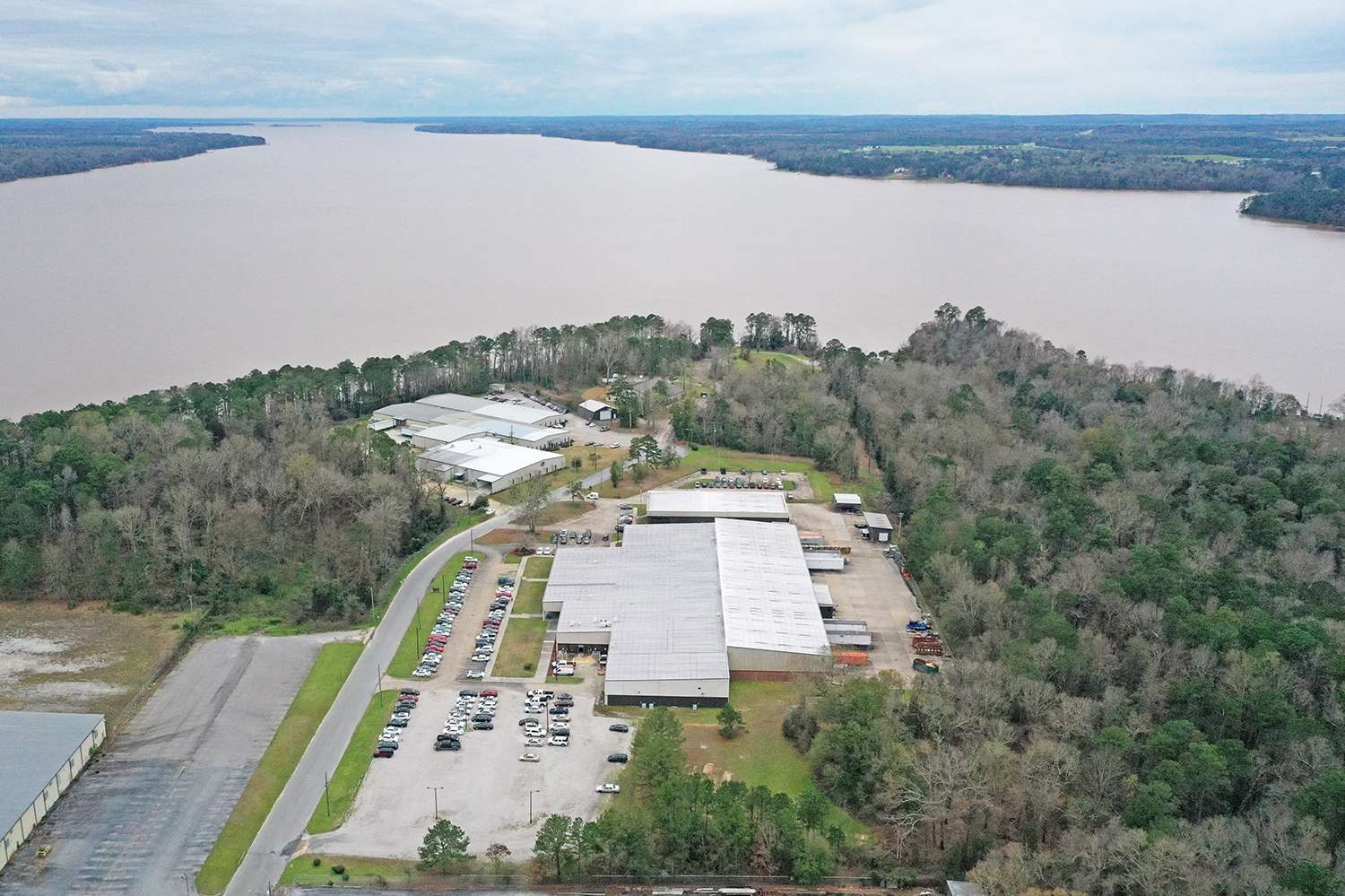 And finally, this is the famed Humminbird point. That is the Humminbird manufacturing facility, based out of Eufaula, Ala. 