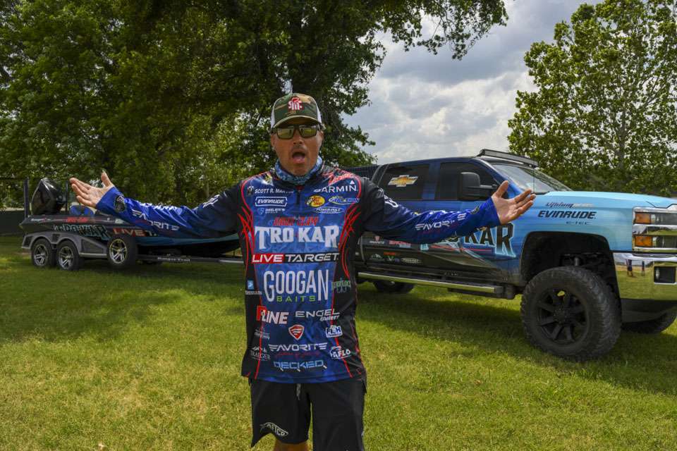 We surprised Scott Martin with a request to photograph his boat for this gallery. Martin had just wrapped up the Basspro.com Bassmaster Central Open on the Arkansas River, when myself and Andy Crawford found him at the boat ramp.  <p> <em>All captions: Craig Lamb</em>