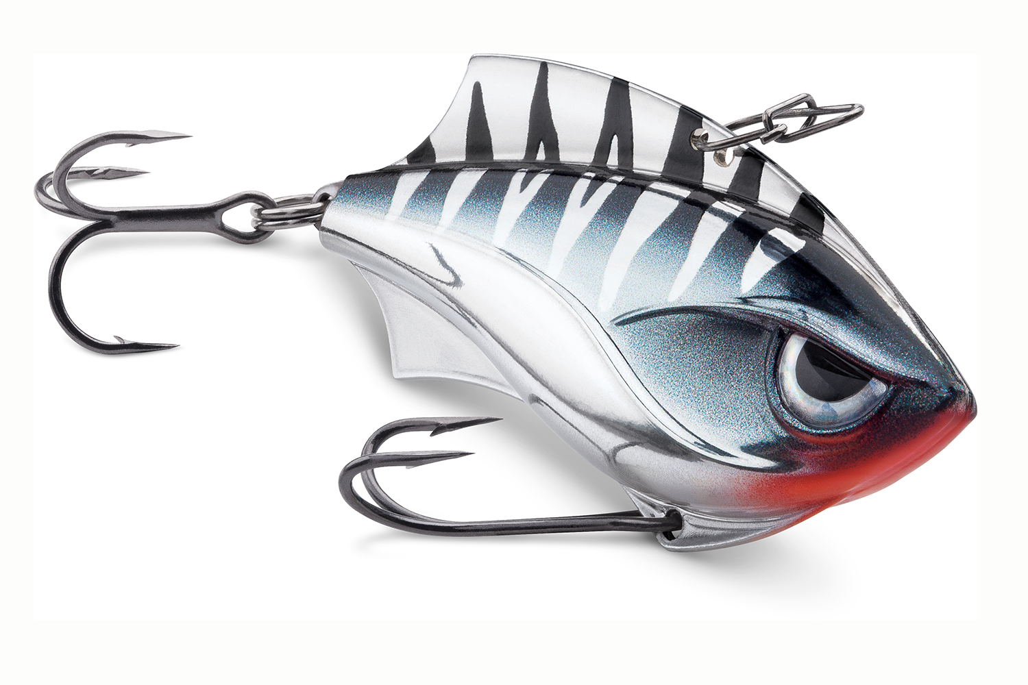 <p><b>Rapala Rap-V</b></p>
<p>The new Rap-V Blade is the perfect balance of metal, plastic and Rapala expertise. This extremely versatile bait produces instant vibration on the lift or retrieve. Weighs in at 1/2 oz, 2.5â long and has VMC No. 4 double hook and a No. 6 treble. </p>
<p><a href=
