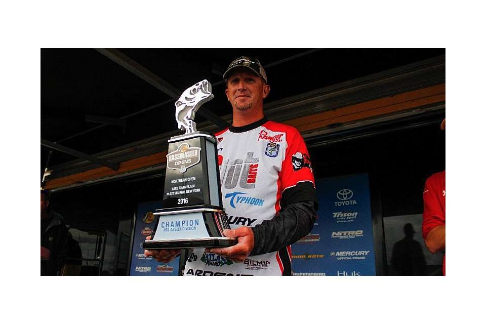 Bryan Labelle was the most recent winner of a pro event on Champlain, averaging almost 20 pounds a day to win the August 2018 Eastern Open there with 58-10. Current Elite angler Bryan Schmitt won there in 2016 with 59-13. 