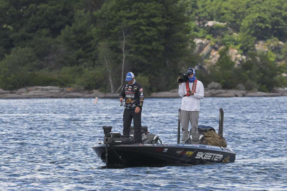 Scott Canterbury is in search of a giant smallmouth.