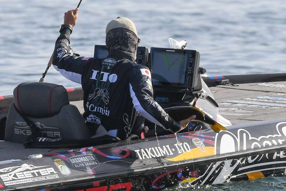 <h4>Taku Ito (6th; 80-10)</h4> A duo of finesse baits were best bets for Taku Ito. 