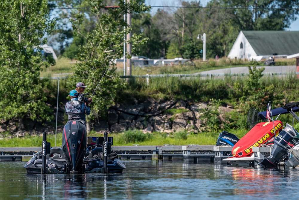 Follow Seth Feider and Tyler Rivet as they tackle Day 2 of the 2020 Bassmaster Elite at Lake Champlain.