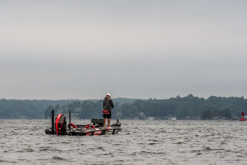 Catch up with Hank Cherry and Derek Hudnall on the first morning of the 2020 SiteOne Bassmaster Elite at St. Lawrence River!
