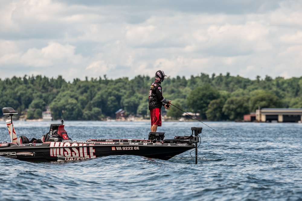John Crews still searching for that elusive giant smallie.
