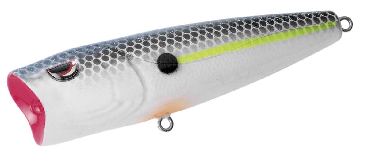 <p><B>Spro E Pop 80</B></p>
<P>POP 80 serves as the popper bait providing anglers a perfect bait for that aggressive topwater bite. The E POP 80 has an extremely loud popping action with a loud knocking sound â calling in fish from a distance. The bait is designed to cast easily and can be walked back to the boat, creating life-like action that bass canât resist. Paired with Gamakatsuâs #4 treble hook on the front and a #4 Gamakatsu feather treble hook on the back, you are sure to hook up when an aggressive bass blows up your bait.  </p><P><B>MSRP:  $8.99</b></p>

