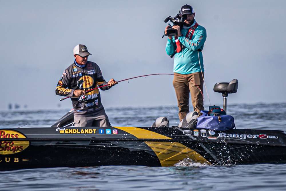 Follow Clark Wendlandt on Semi-Final Saturday at the SiteOne Bassmaster Elite at St. Lawrence River.
