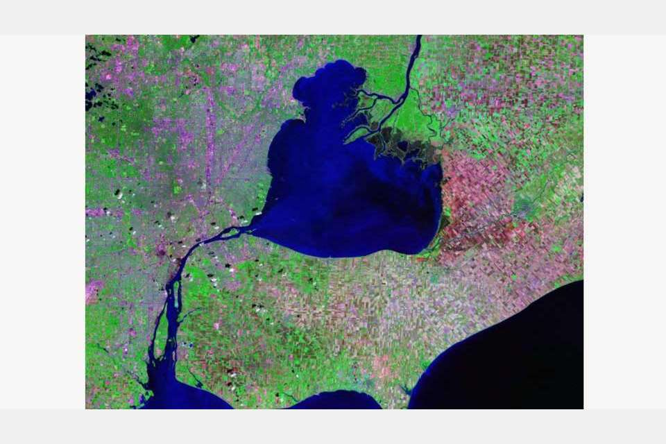 Lake St. Clair is a famed smallmouth fishery in the middle of the Great Lakes. Often referred to as the âSixth Great Lake,â St. Clair is a heart-shaped lake that roughly covers about 430 square miles and has an average depth of 11 feet. It has the largest delta in the Great Lakes system.