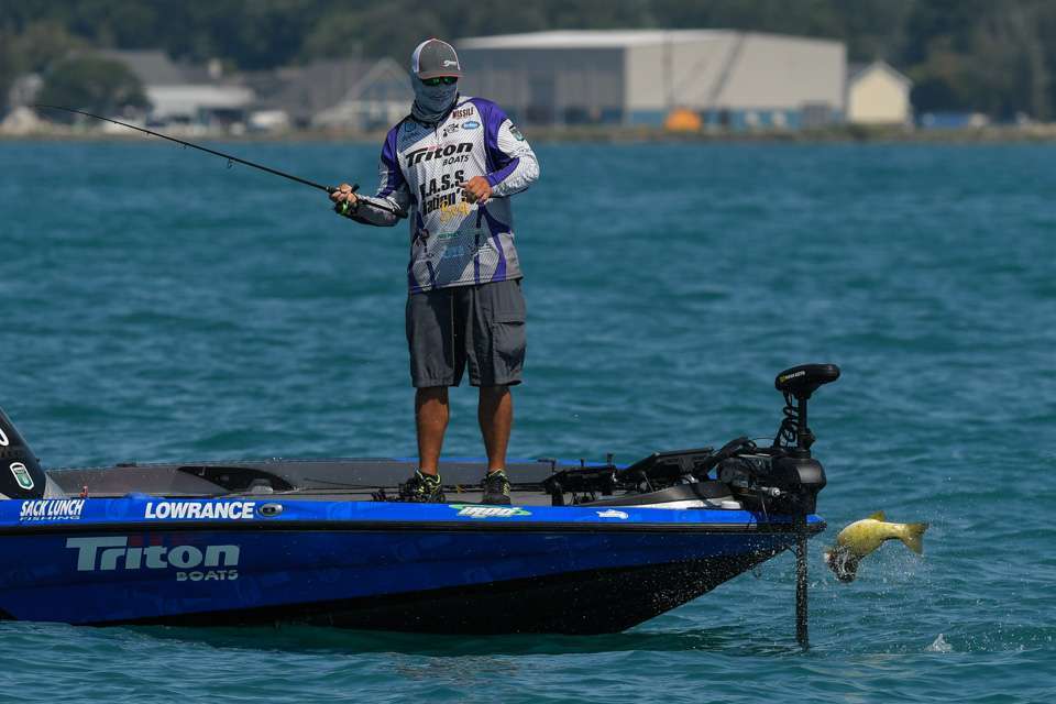 <p><strong>Cody Hollen (8th; 84-3)</strong><br>Cody Hollen rotated through three baits at Lake St. Clair.</p>