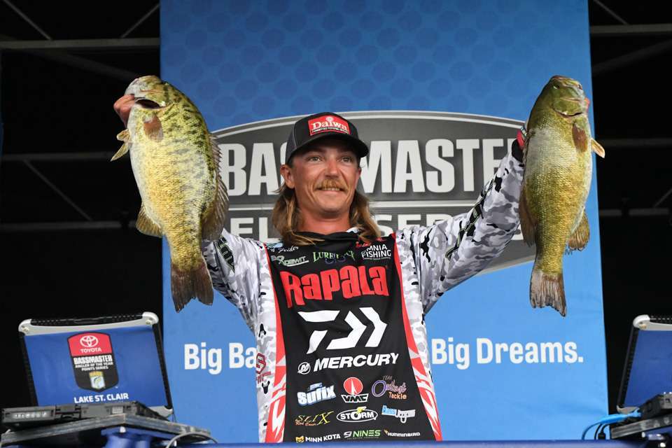 Viewers should again expect a smallmouth battle royal. Last year in the three-day Bassmaster Angler of the Year Championship event on St. Clair, Seth Feider won after bringing in the top three bags of the event â 26 pounds, 12 ounces; 24-13; and 26-6 for a total of 77-15.