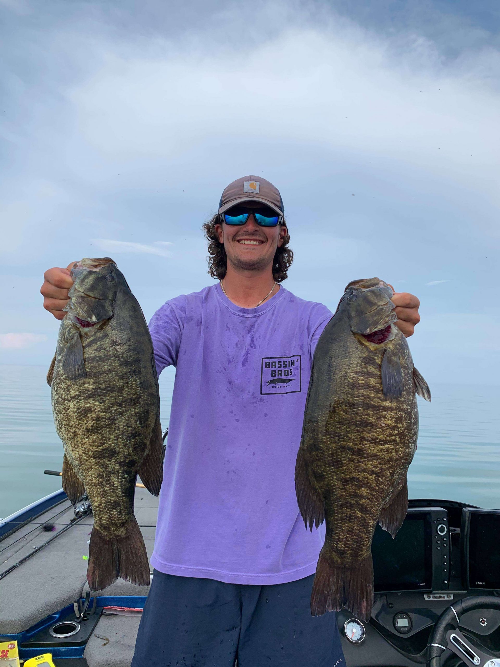 Cruvellier with a pair of giants. Echoing the other anglers, Cruvellier agrees that the event in 2019 was an eye-opener for many anglers. âAbsolutely, that College Bassmaster event was at the perfect time for it to be an absolute slugfest. If it were not so far from everything, I bet you would have had everybody who fished that tournament there on opening day of this year and probably every year to follow.â  