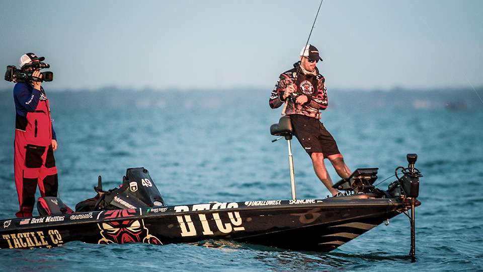 Catch up with David Mullins Day 2 of the 2020 YETI Bassmaster Elite at Lake St. Clair.