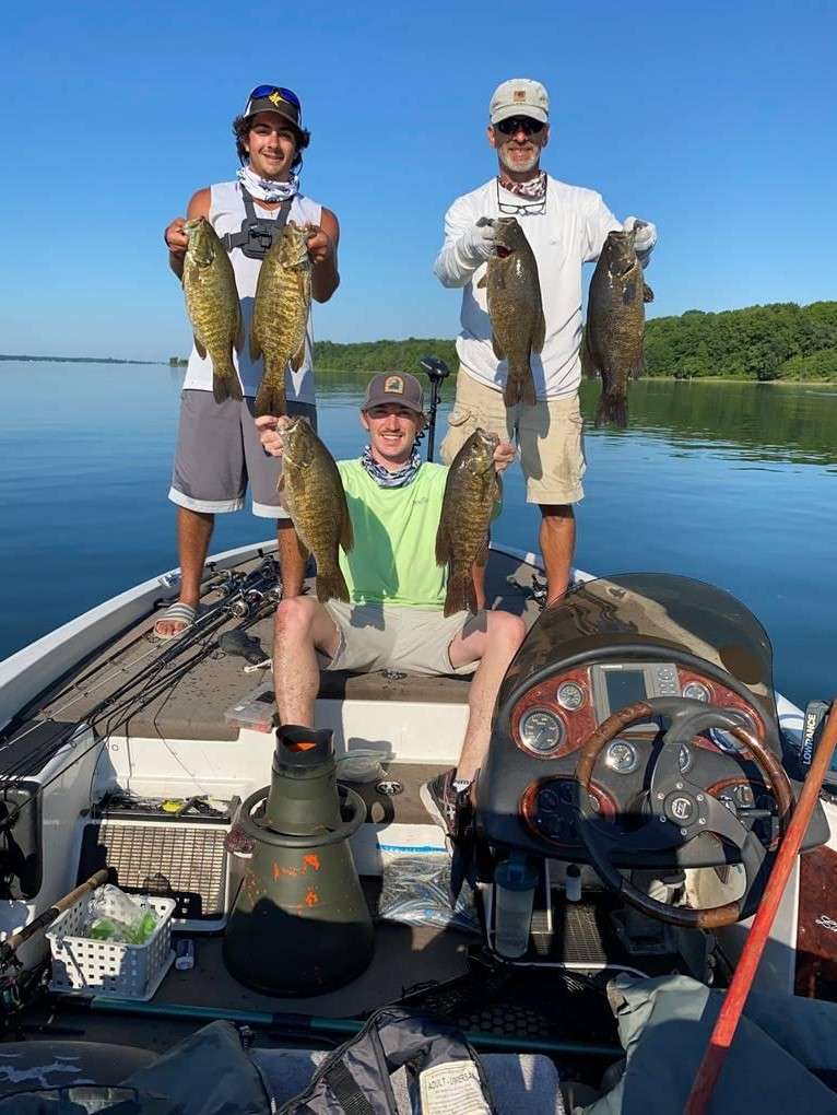 Although the team had success in 2019, there was always something they wished they had unlocked. âWe learned how to catch pre/postspawn fish in the current seams this year. Last year, we stuck to our guns and marked 200-plus beds in practice, with more than 50 being 4-plus pounders. This pattern held out for two days but ended up being the fall of many teams' Day 3 bags.â