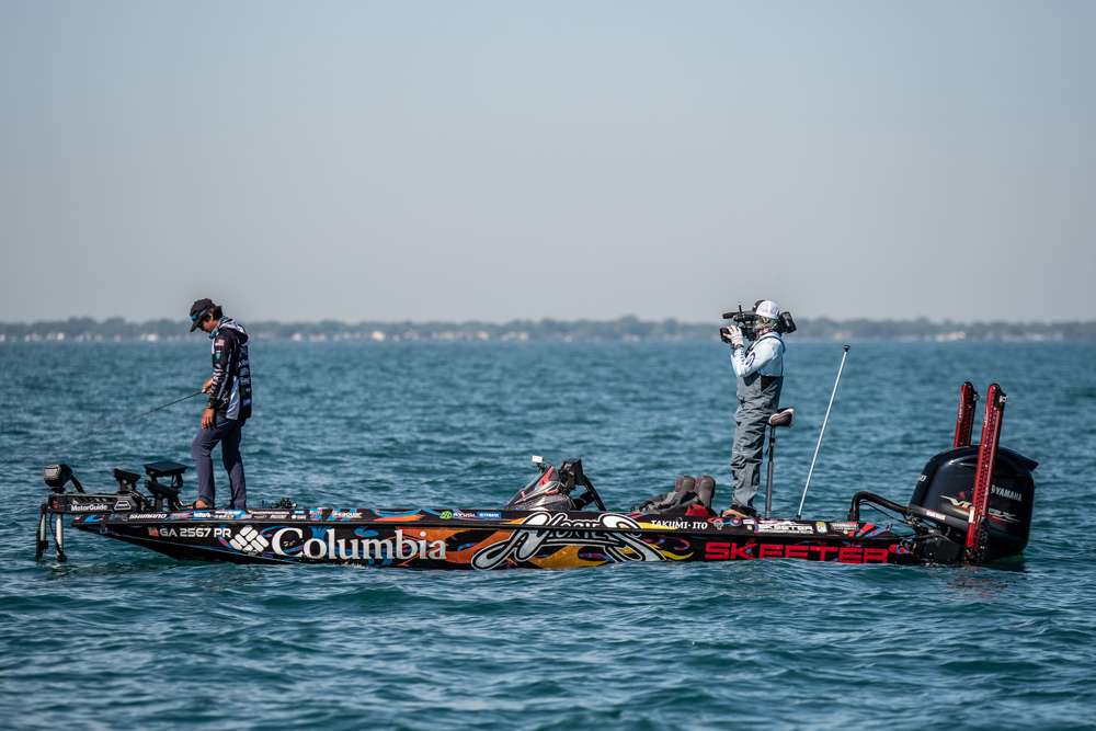 Watch as Elite Series rookie Taku Ito attempts to take the lead on Day 2 of the 2020 YETI Bassmaster Elite at Lake St. Clair.