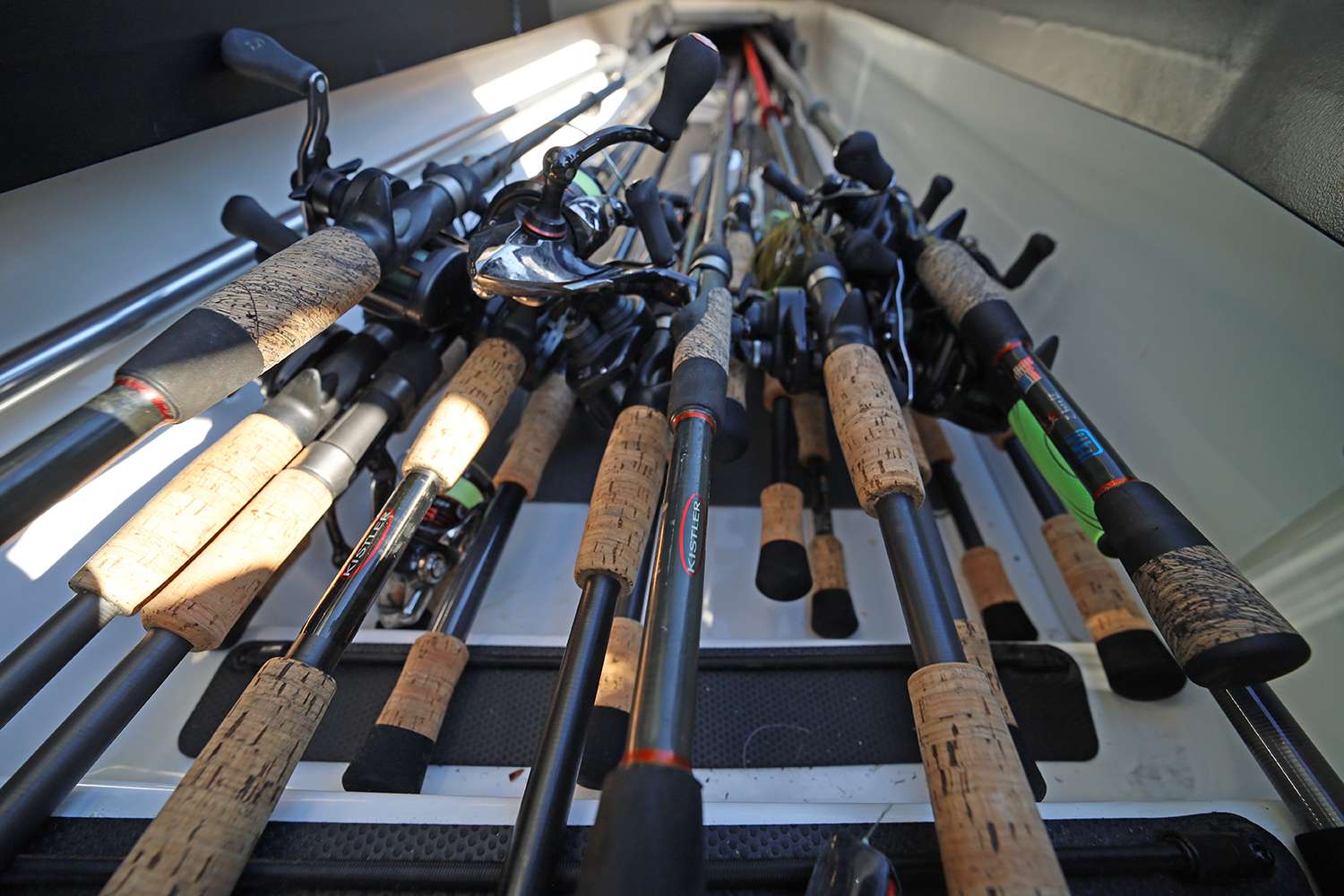 A stack of Kistler rods.