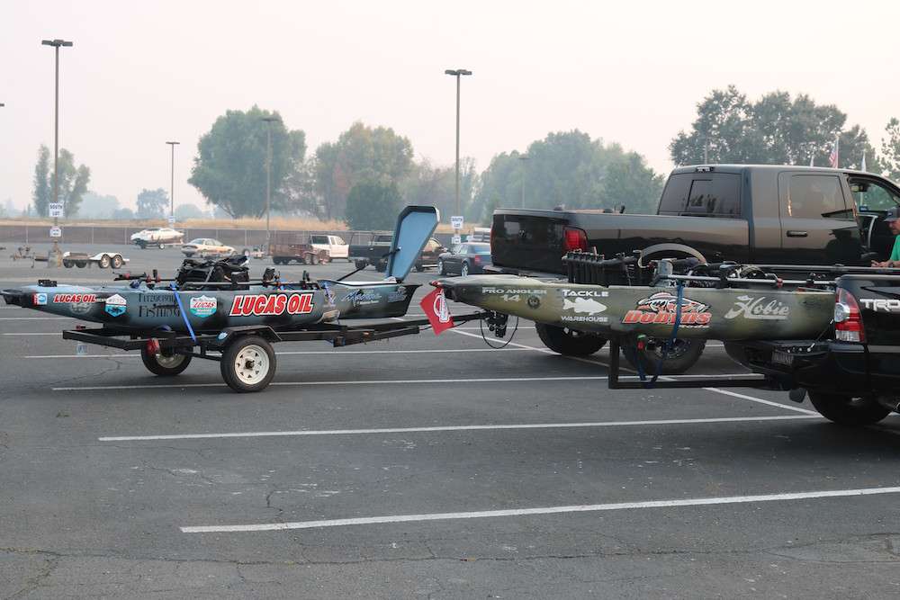 Some of these guys are gaining sponsors as the sport grows, and their rigs show it.