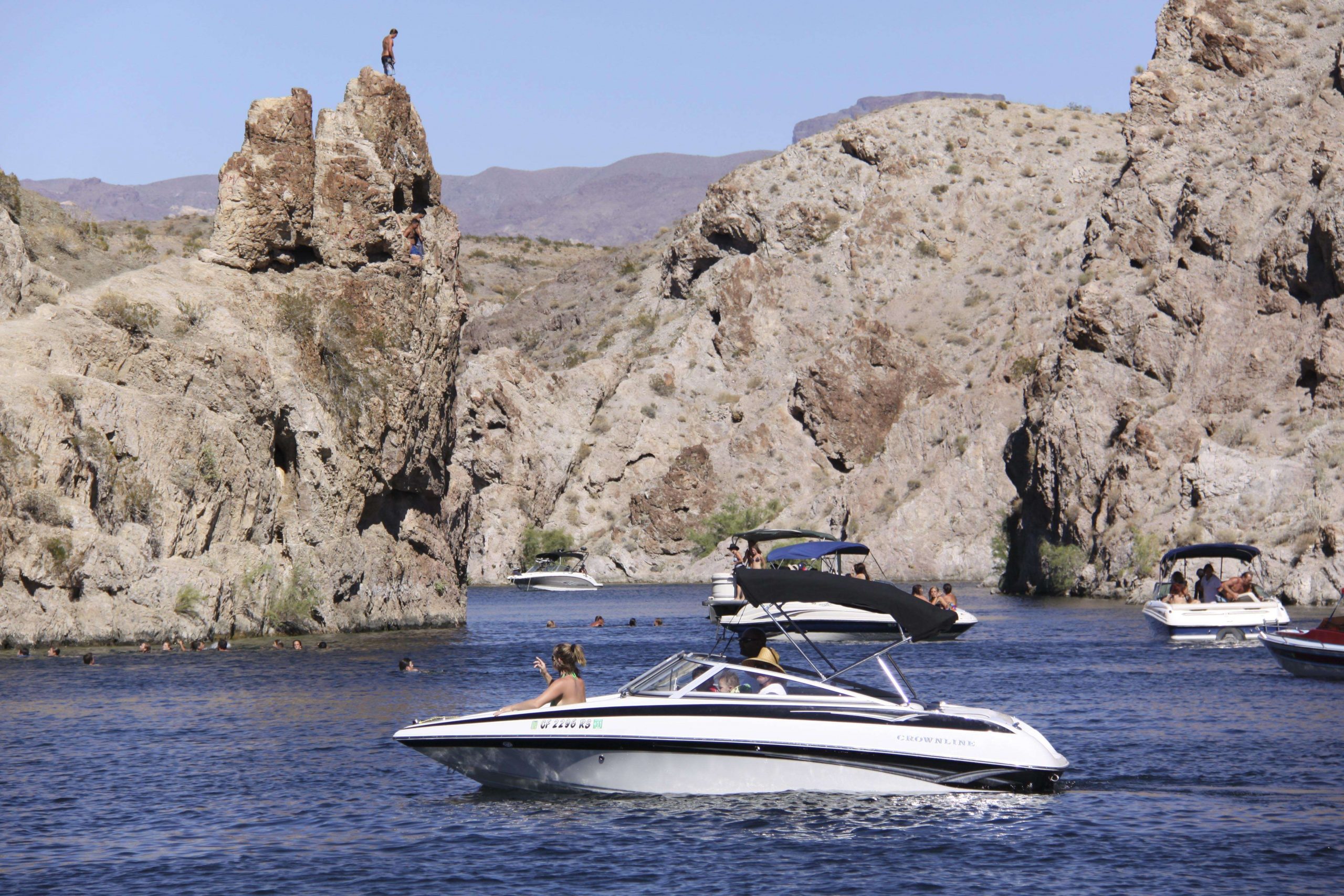 Lake Mohave is another Colorado River lake, below the Hoover Dam. 