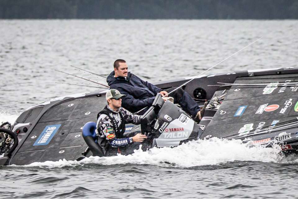 Running and gunning. That was the pattern of the week at the Basspro.com Bassmaster Eastern Open at Lake Hartwell. Blueback herring were on the move, and the bass were behind them. Find the bait, find the bass. <strong><a href=