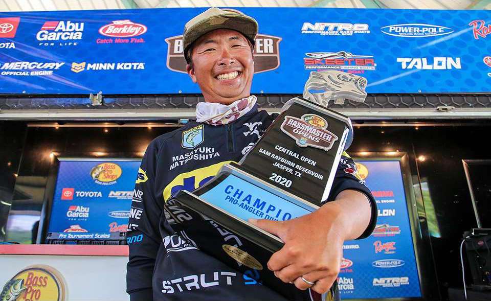 Masayuki Matsushita won the Basspro.com Bassmaster Central Open, targeting a mix of brushpiles and trees between 20 and 30 feet of water. Check out his winning lures and those of the top finishers. If your bass game is stuck in the summer doldrums, give the baits of your choice a try.  <strong><a href=