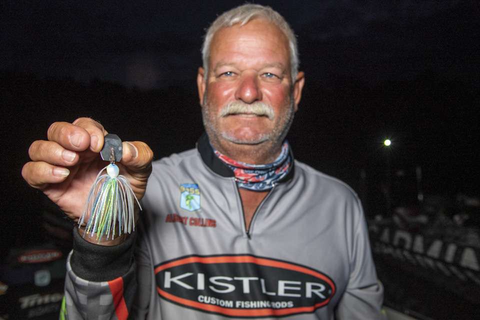 A Delta Lures 1/2-ounce Thunder Jig was another choice. <strong><a href=