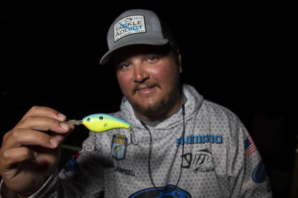<p><strong>Shaine Campbell (6th; 51-12)</strong><br>Shaine Campbell caught deep fish on a Strike King Pro Model 6XD Crankbait. <strong>Buy it now on Amazon:</strong> <a href=