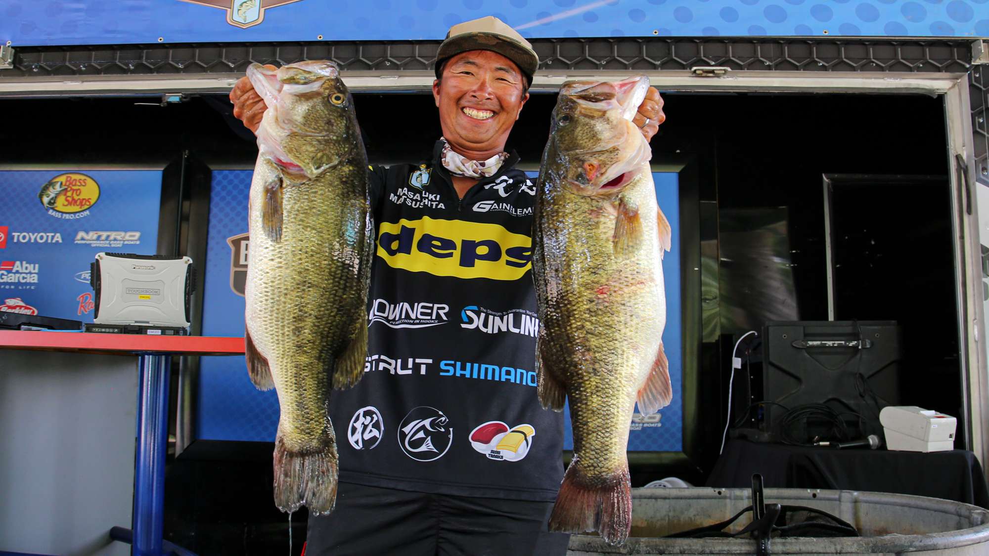 See how the Open anglers fared on the first day of the 2020 Basspro.com Bassmaster Central Open at Sam Rayburn!<br><br>
First up, Day 1 leader, Masayuki Matsushita (1st, 27 - 10)