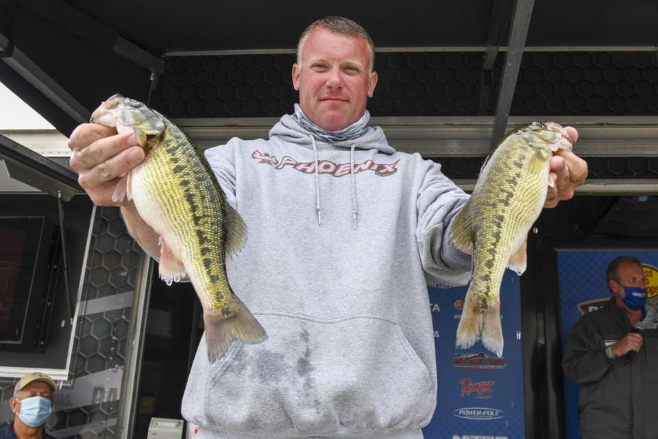 Mike Anderson, 7th co-angler (15-9)
