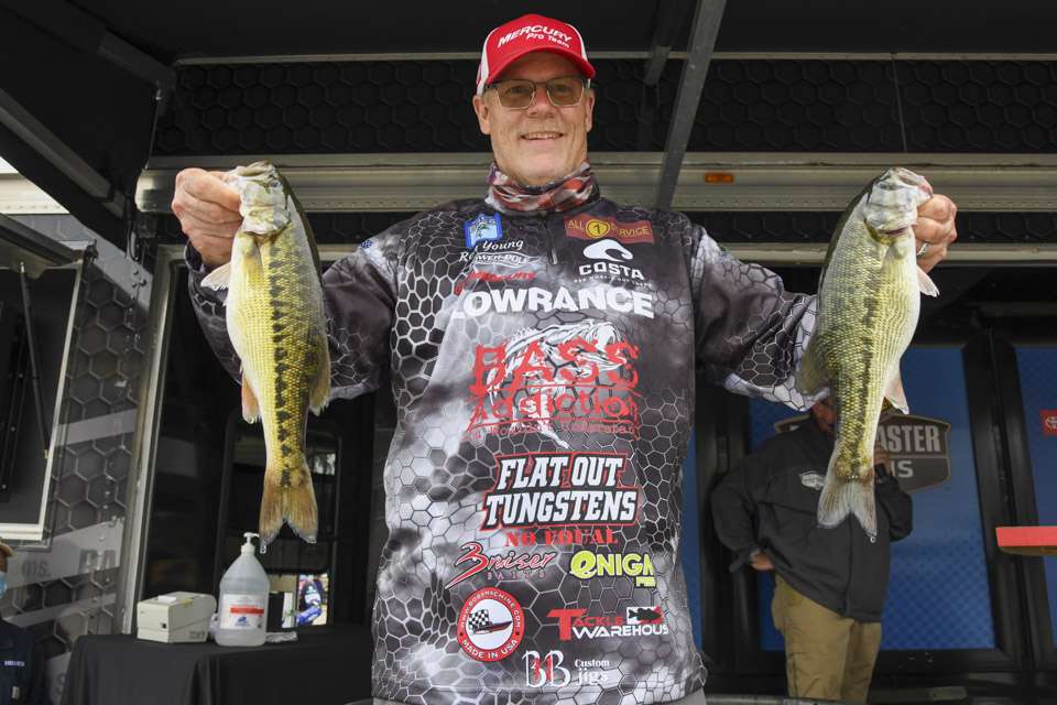 Ronald Young, 8th co-angler (15-9)
