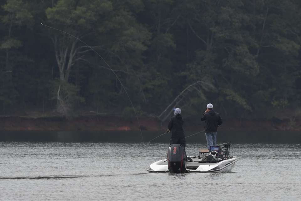 Catch up with Bobby Stanfill as he gets to work on the second day of the 2020 Basspro.com Bassmaster Eastern Open at Lake Hartwell!
