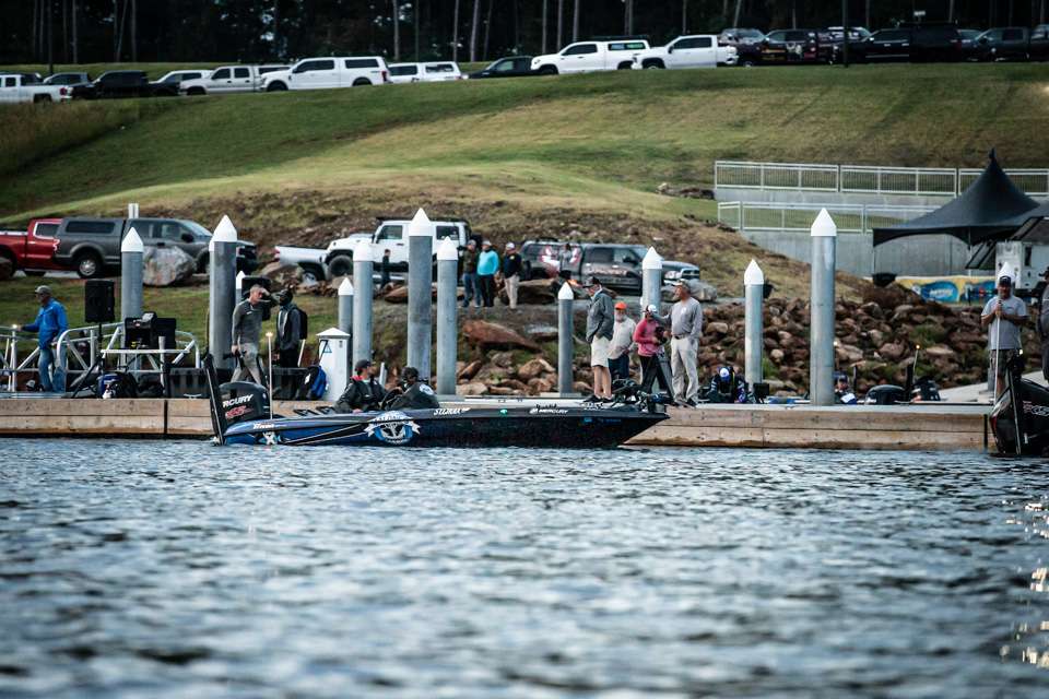 See how Day 1 leader Cody Hahner fared early on Day 2 of the 2020 Basspro.com Bassmaster Eastern Open at Lake Hartwell!